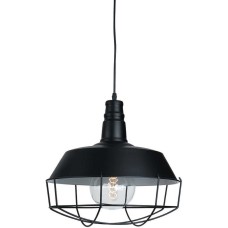 Κρεμαστό φωτιστικό vintage E27 Μαύρο | Zambelis Lights | 1548